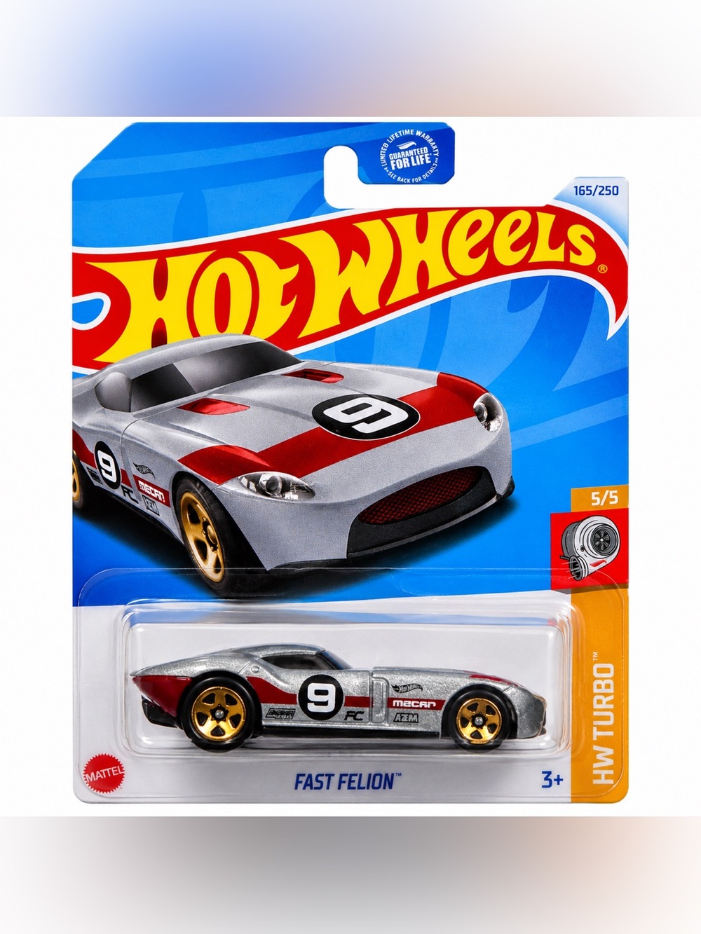 Hot Wheels Fast Felion – HW Turbo 5/5 (165/250) – New Sealed
